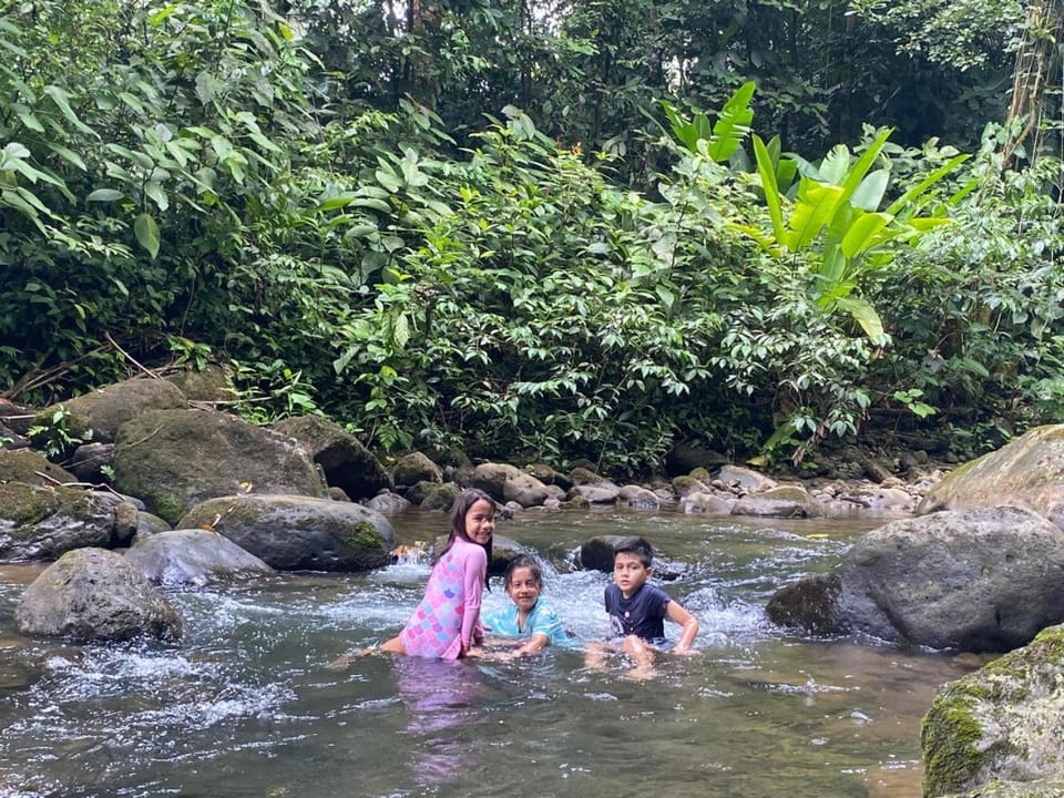 Nearby landmark, People, Natural landscape, River view, children