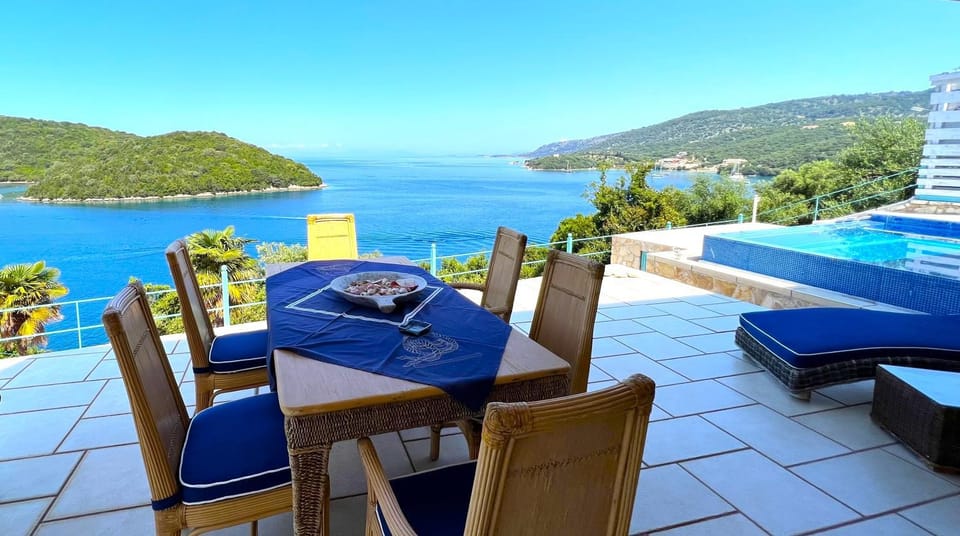 Property building, Pool view, Sea view, Swimming pool