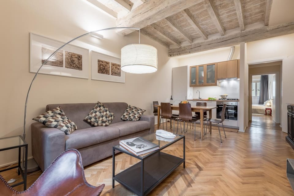 Kitchen or kitchenette, Living room, Dining area