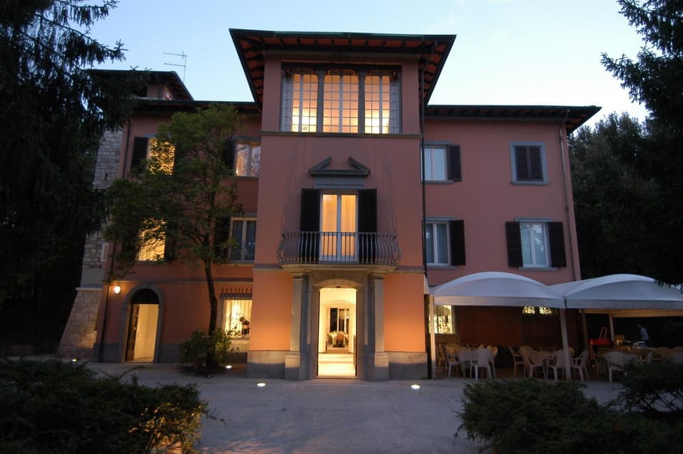 Facade/entrance, Night, Sunset