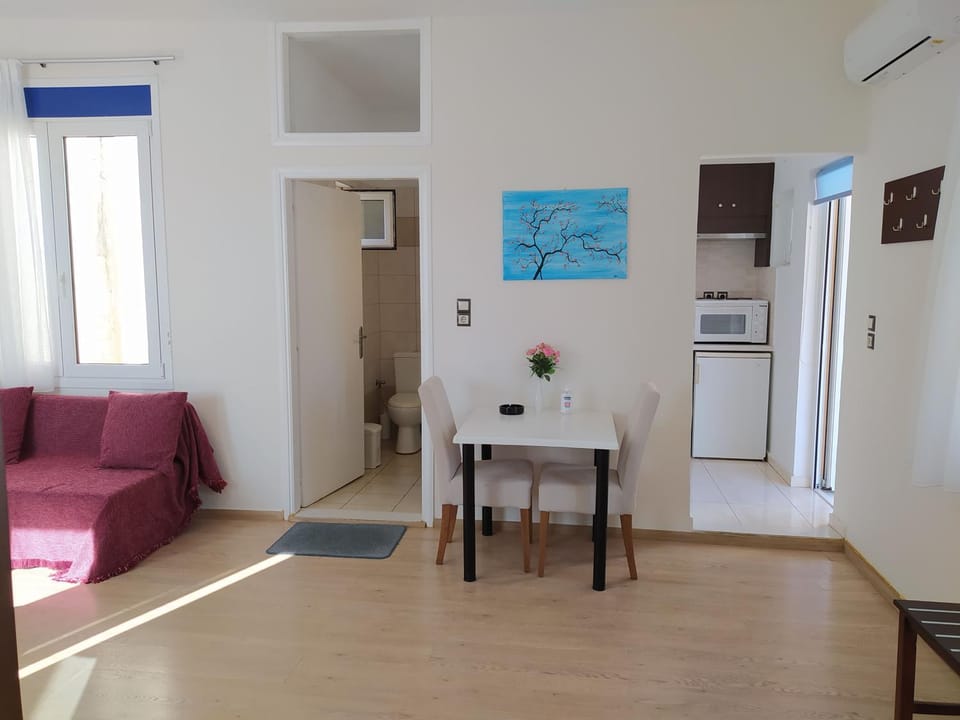 Bathroom, Kitchen or kitchenette, Seating area, Dining area, stove, air conditioner