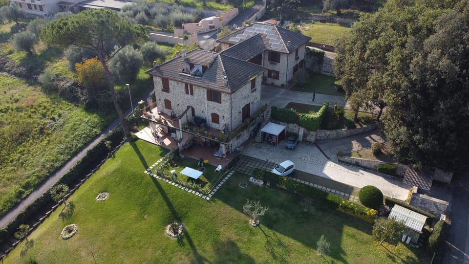 Property building, Bird's eye view, Garden, Garden view