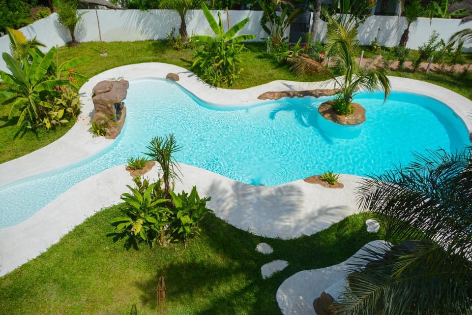 Garden, Swimming pool, Swimming pool, sunbed