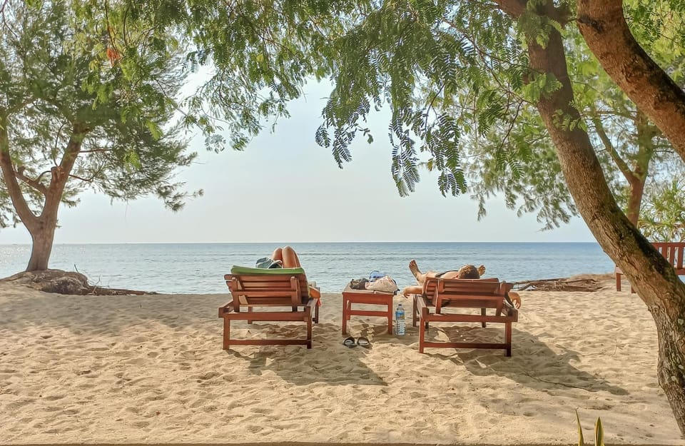Beach, sunbed