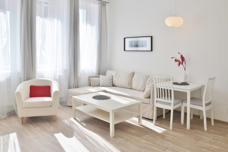 Living room, Seating area, Bedroom