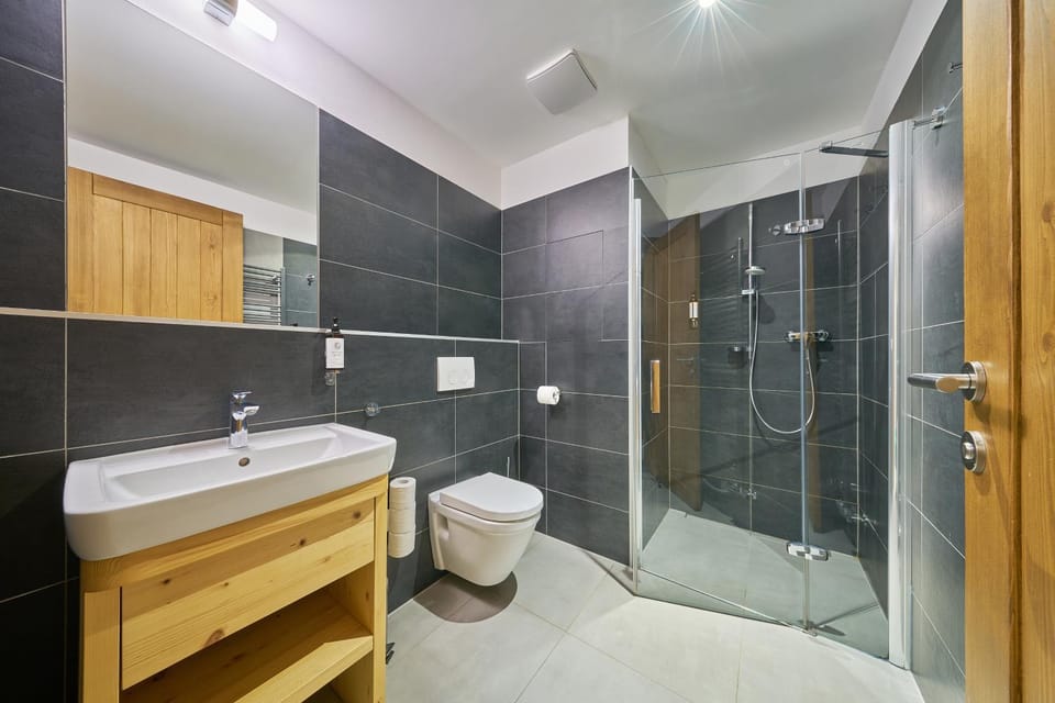 Shower, Toilet, Bathroom, towels