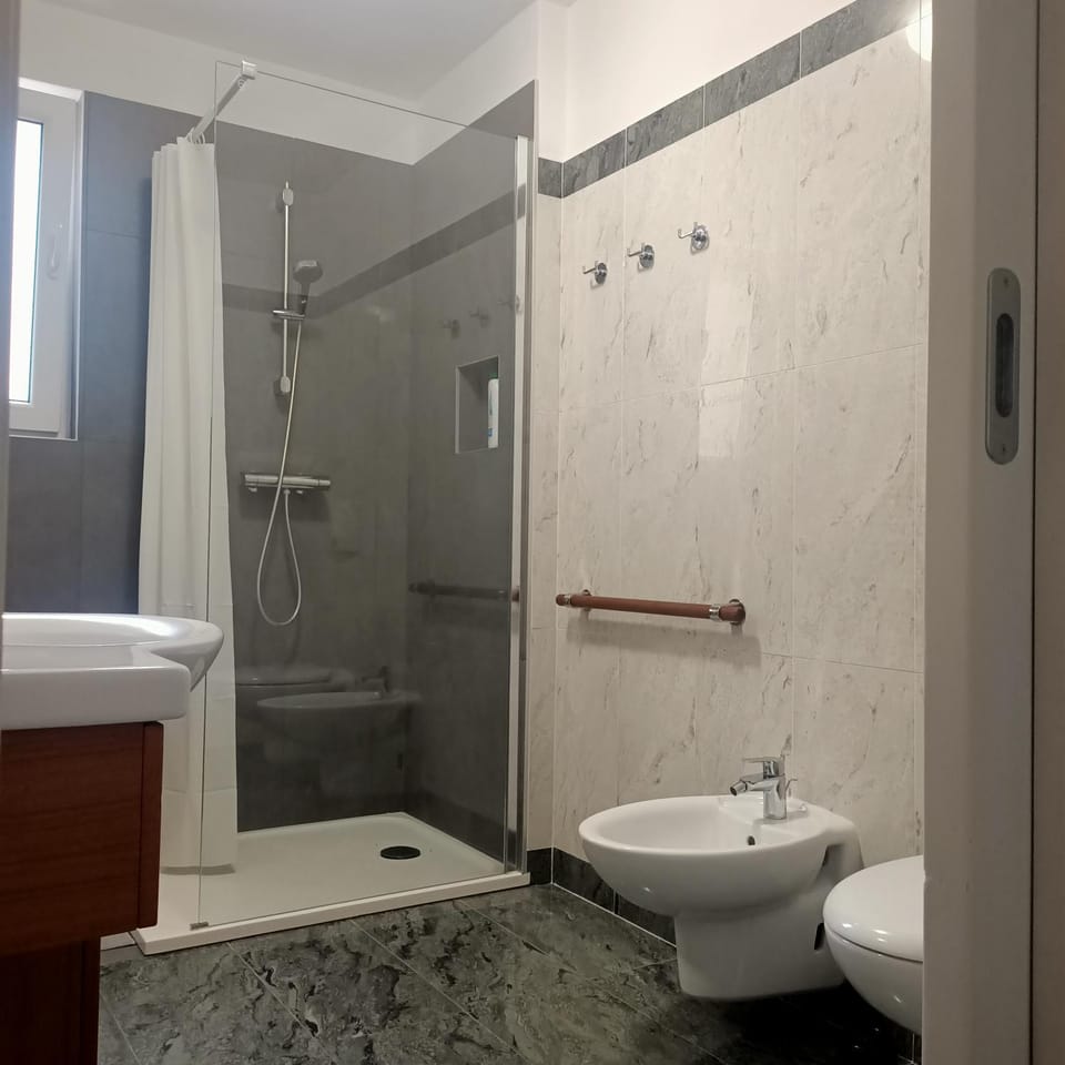 Shower, Toilet, Bathroom, bidet, towels