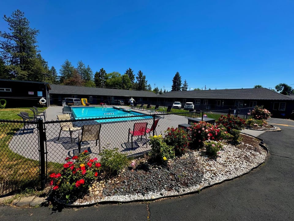 Property building, Day, Garden, Garden view, Pool view, Swimming pool, sunbed