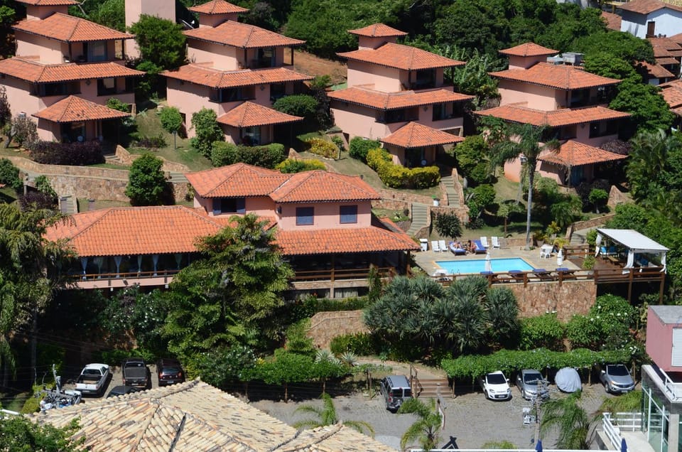 Property building, Bird's eye view, Pool view, Swimming pool, Parking, sunbed