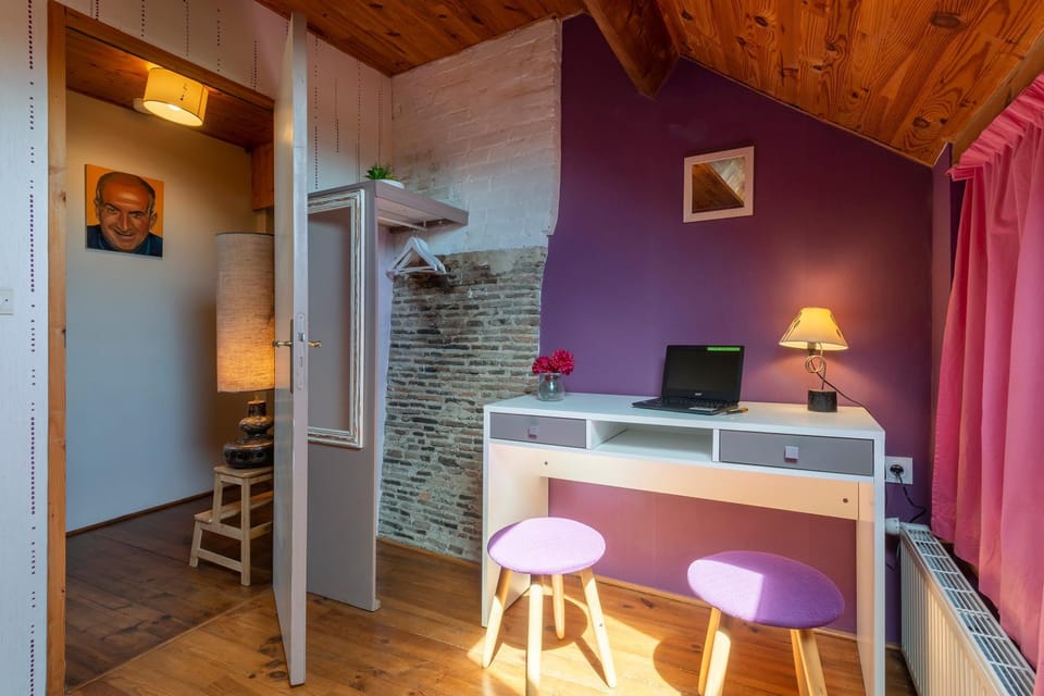 Property building, Seating area, Bedroom