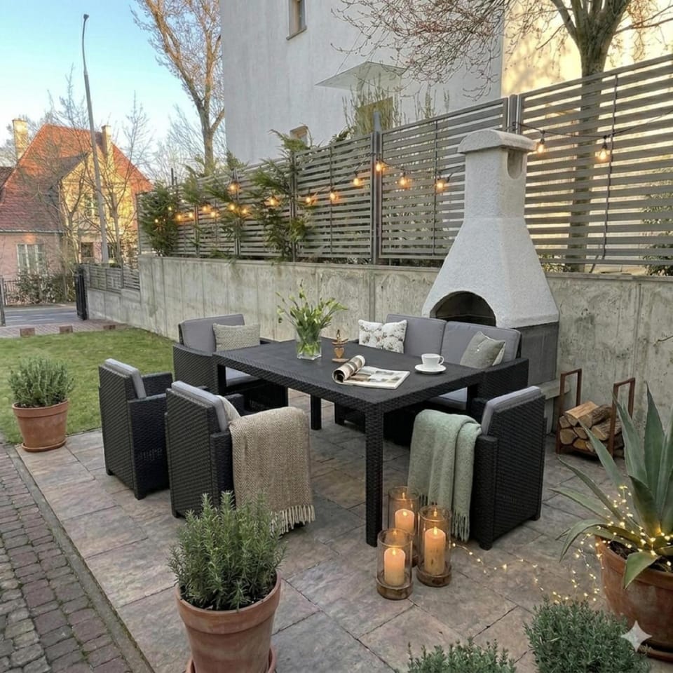 BBQ facilities, Garden, Balcony/Terrace