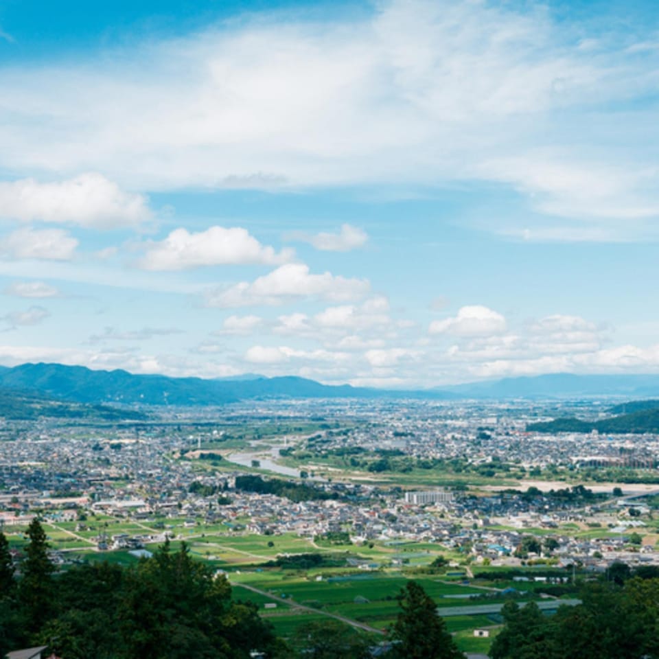 Nearby landmark, Day, Bird's eye view, City view, Mountain view