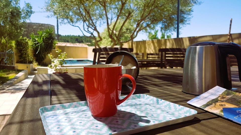 Patio, Pool view