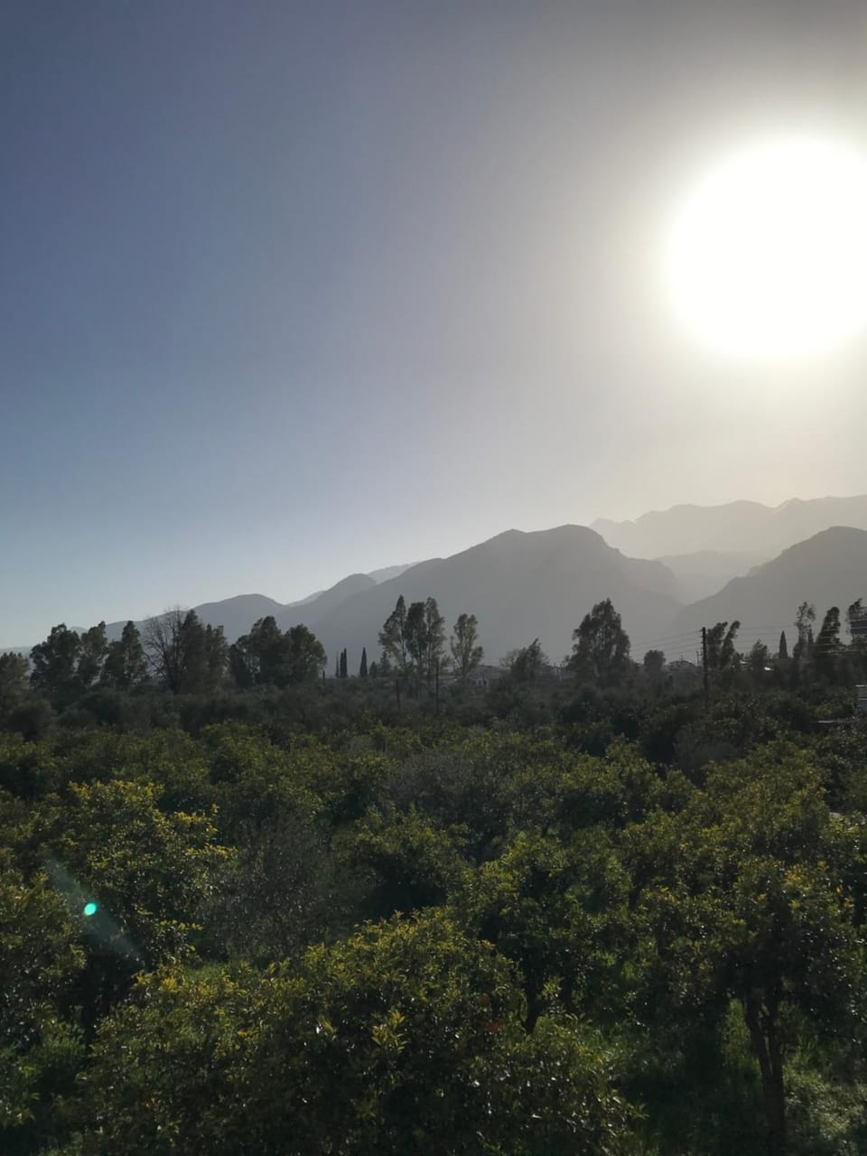 Natural landscape, Mountain view, Sunset