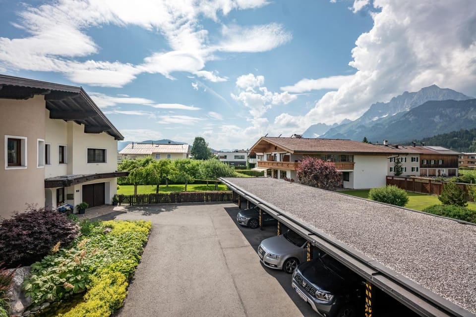 Property building, Day, Natural landscape, Mountain view, Parking