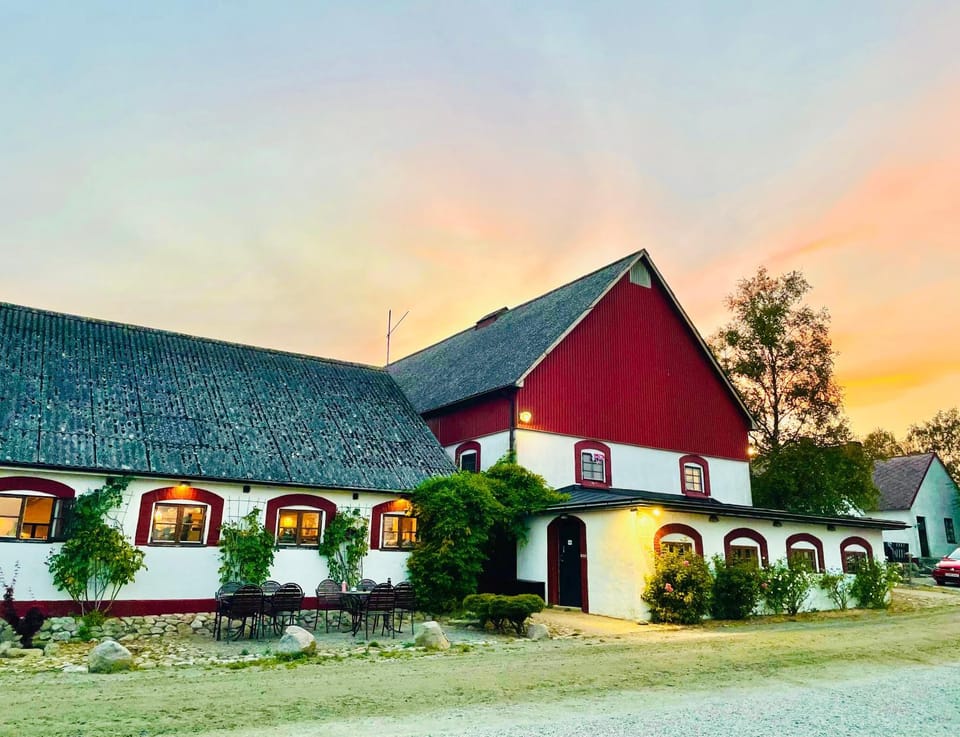 Property building, Sunset