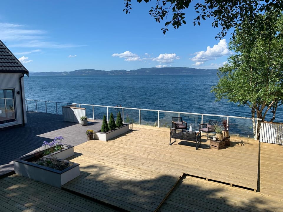 Patio, Day, Balcony/Terrace, Sea view