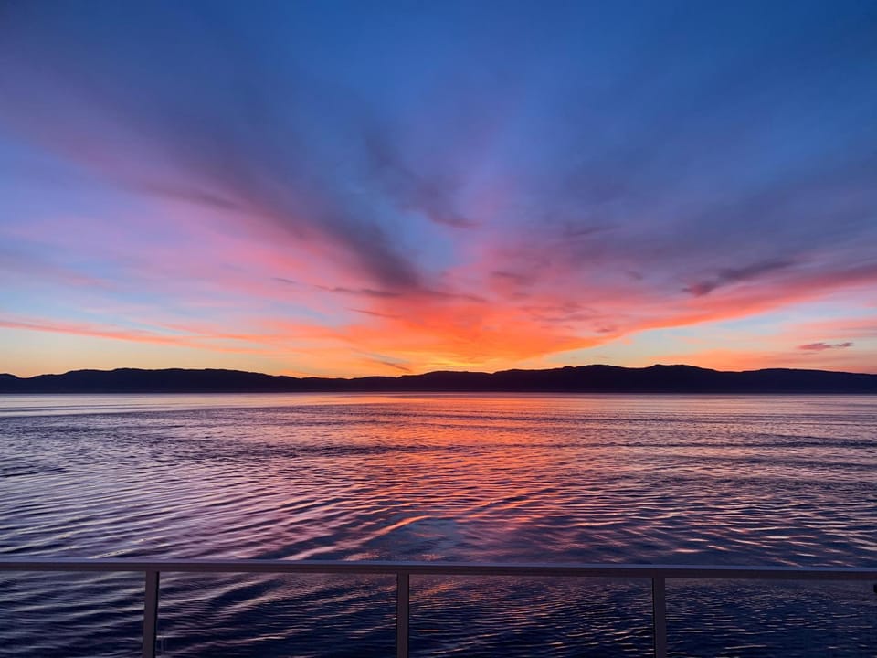 Sea view, Sunset