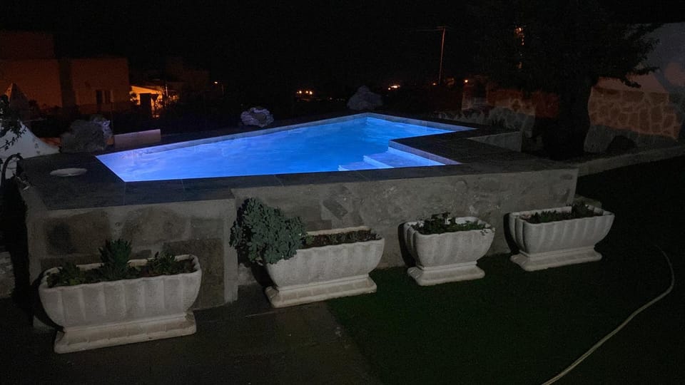 Night, Swimming pool