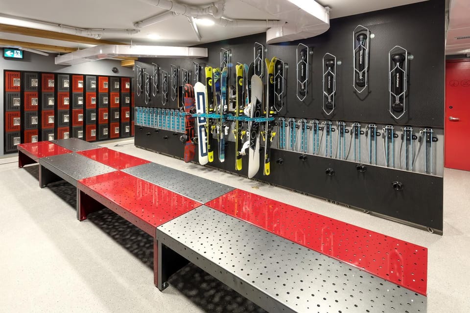 Skiing, Area and facilities