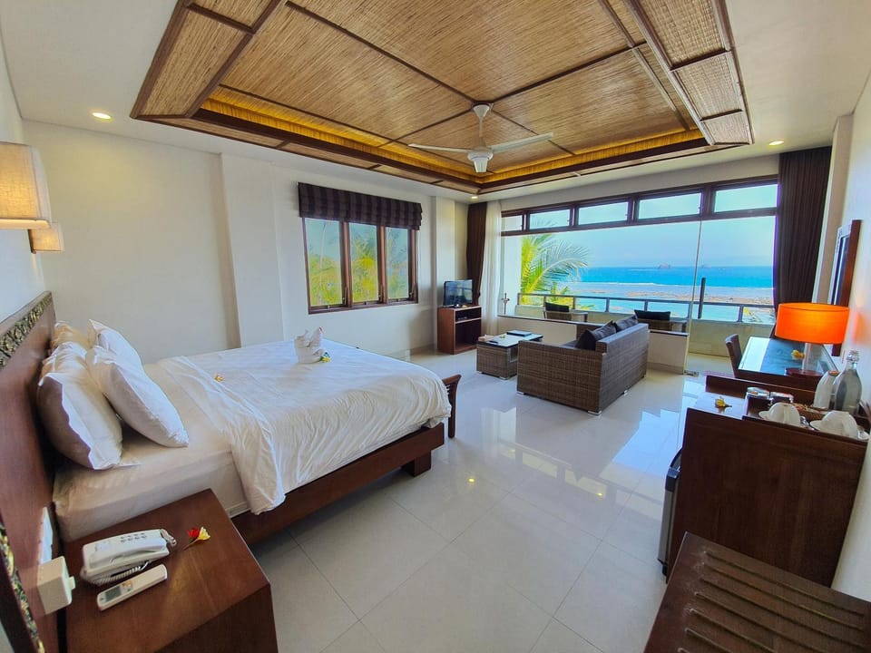 Photo of the whole room, Sea view