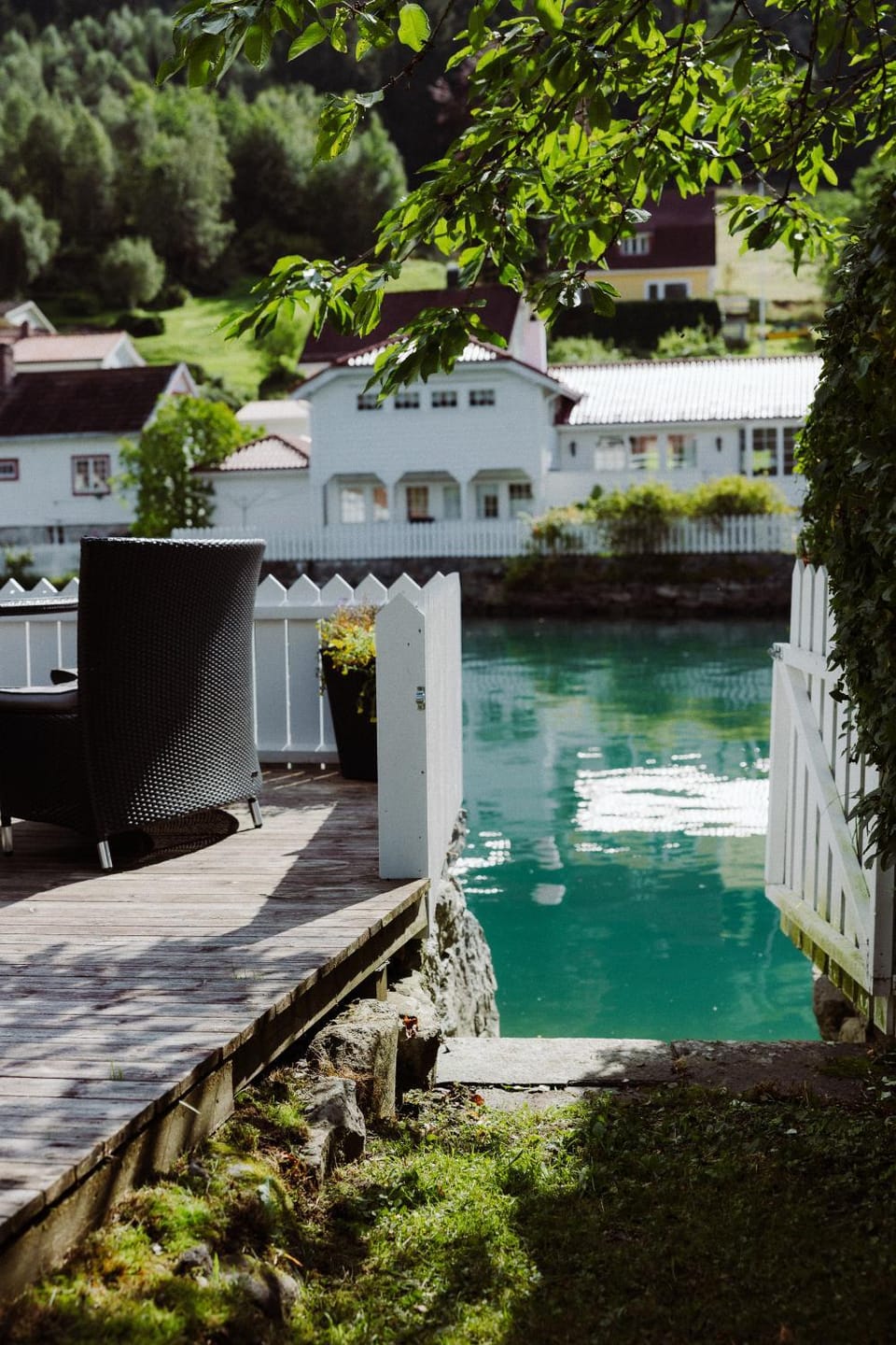 Patio, River view