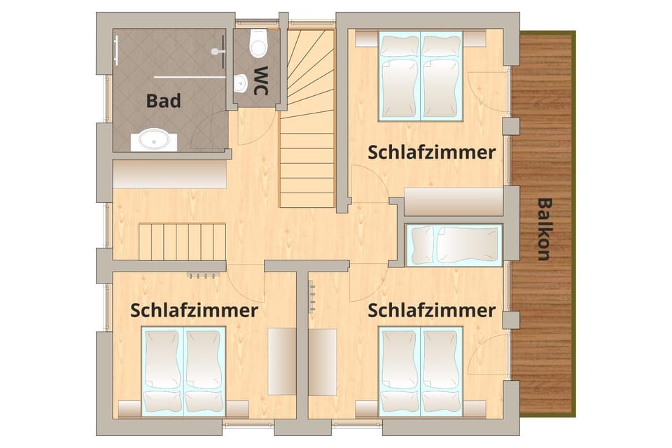 Bathroom, Photo of the whole room, Floor plan, Bedroom
