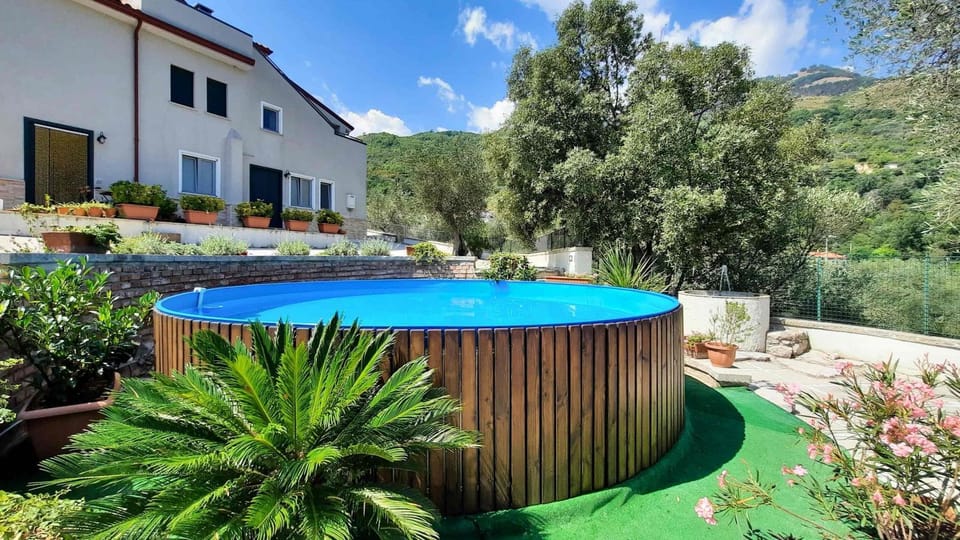 Natural landscape, Summer, City view, Mountain view, Swimming pool, Swimming pool