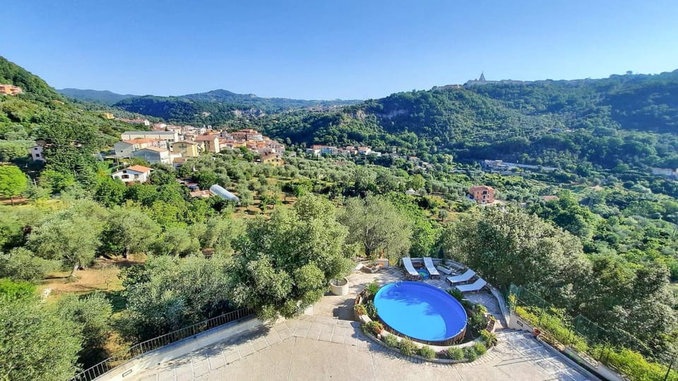 Natural landscape, Bird's eye view, Summer, Balcony/Terrace, City view, Mountain view, Pool view, Swimming pool, Swimming pool