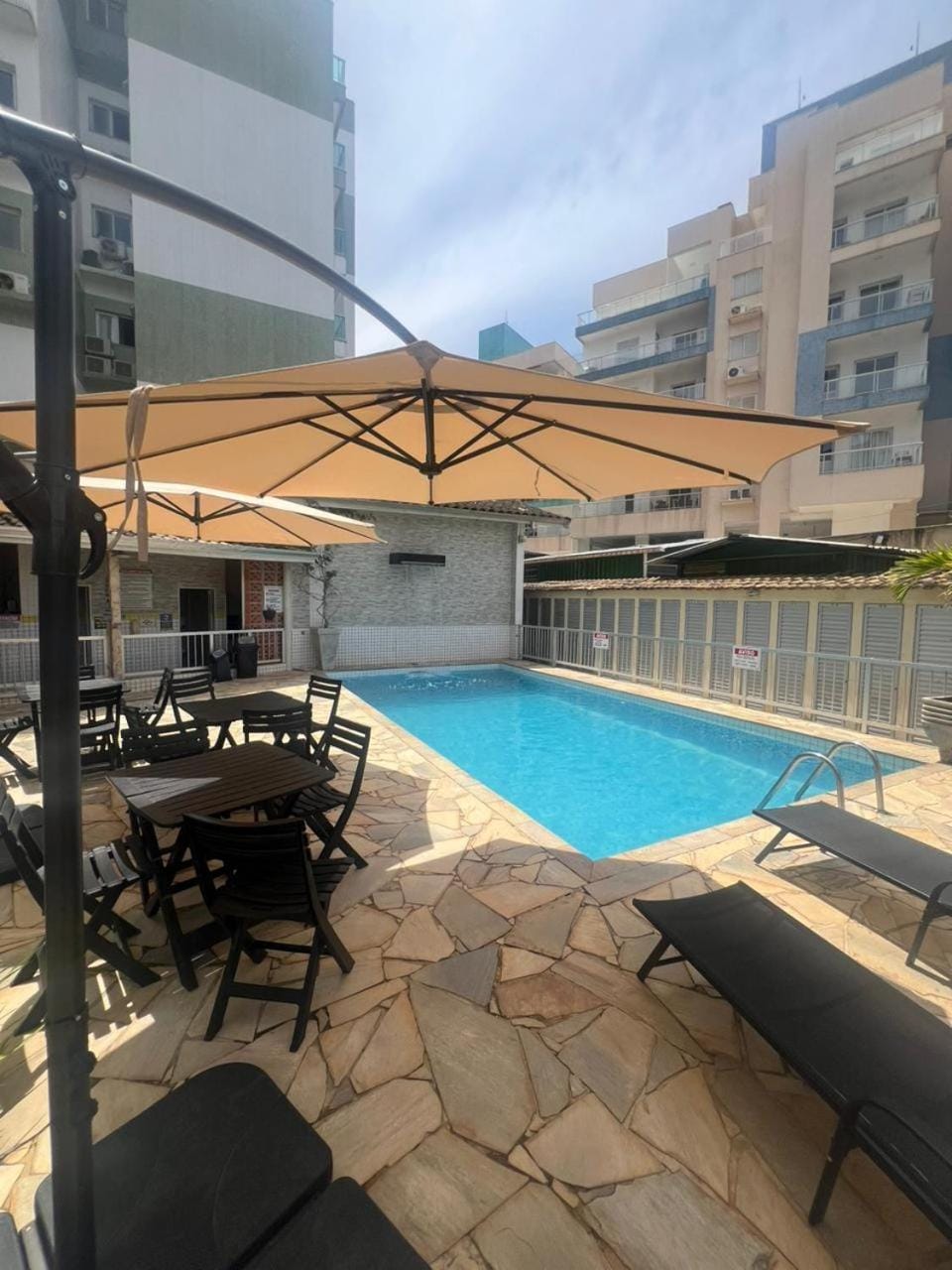 Pool view, Swimming pool, sunbed