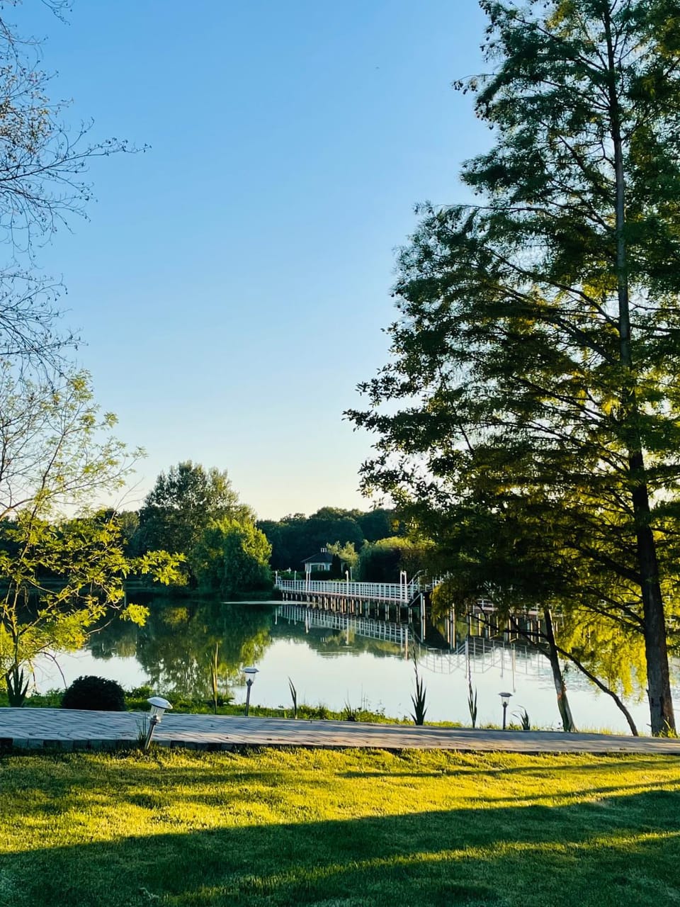 Natural landscape, Lake view