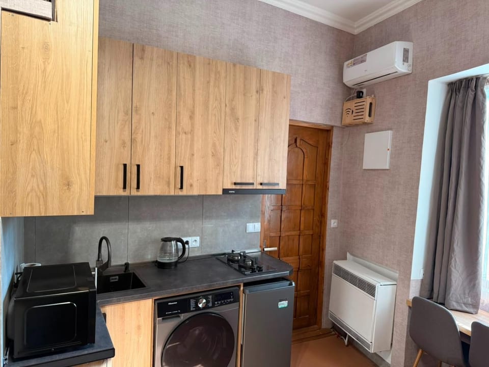 Kitchen or kitchenette, Kitchen or kitchenette, minibar, stove, washing machine, dryer, air conditioner