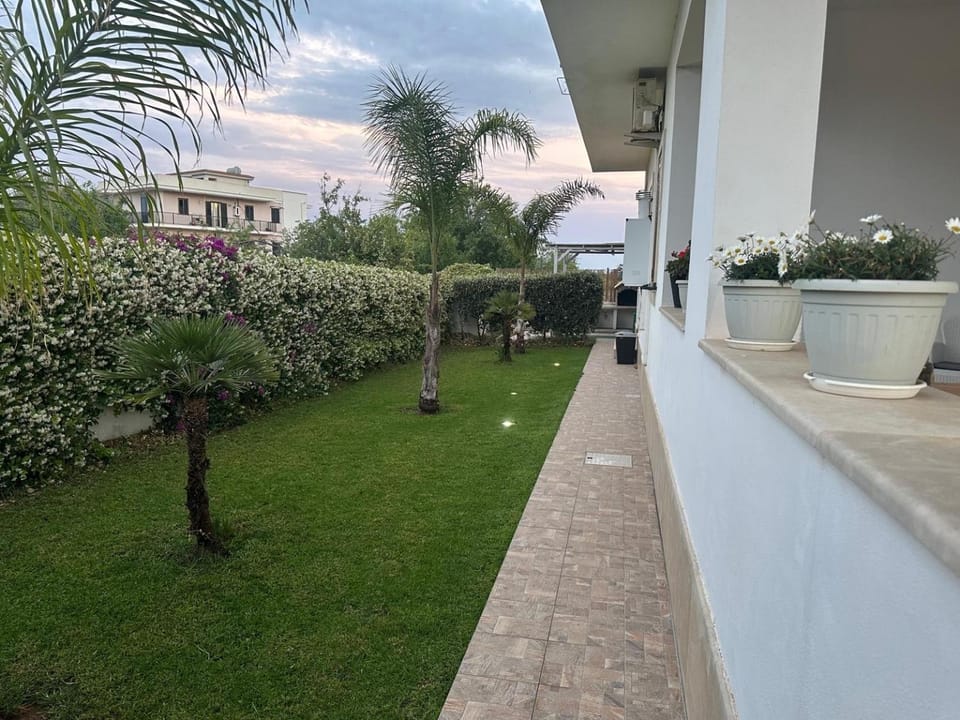 Property building, Garden view