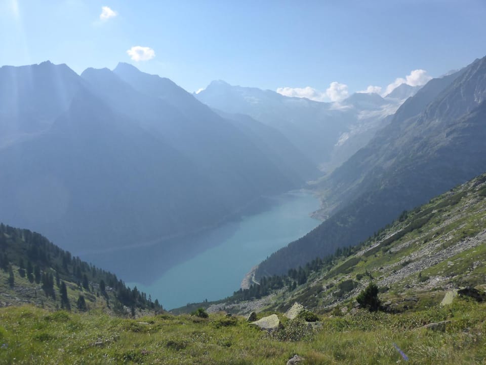 Summer, Hiking, Mountain view