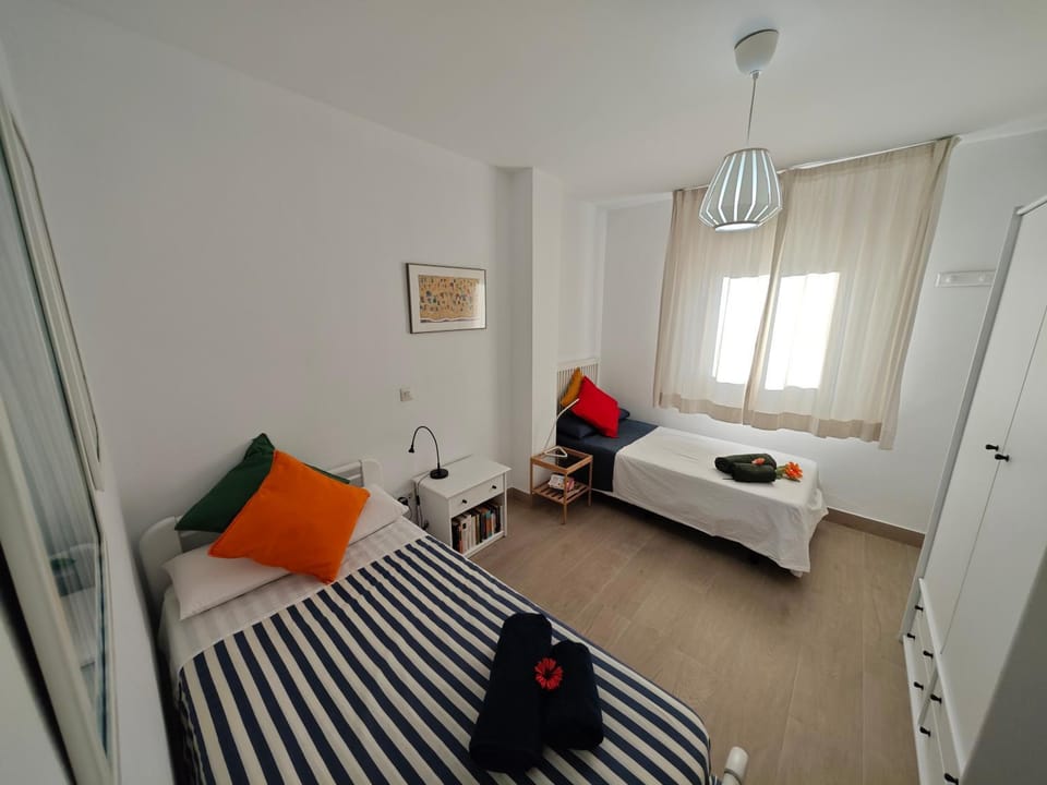 Bed, Photo of the whole room, Bedroom, towels, wardrobe