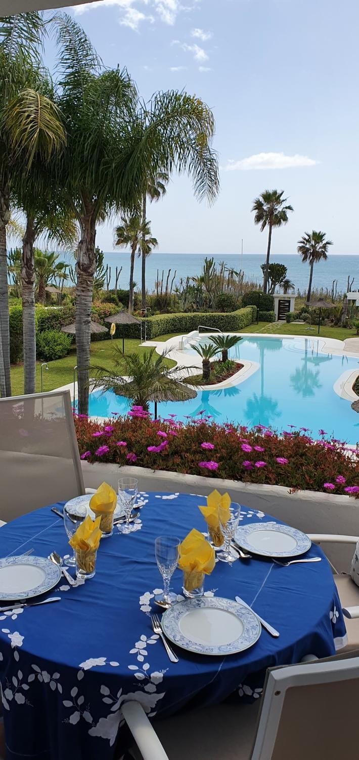 View (from property/room), Pool view, Sea view