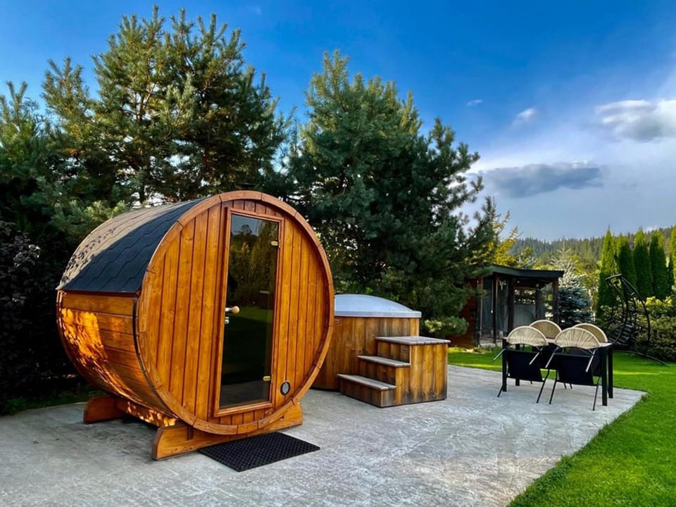 Sauna-balia-Apartamenty Góraleczka II Vacation rental in Lesser Poland Voivodeship