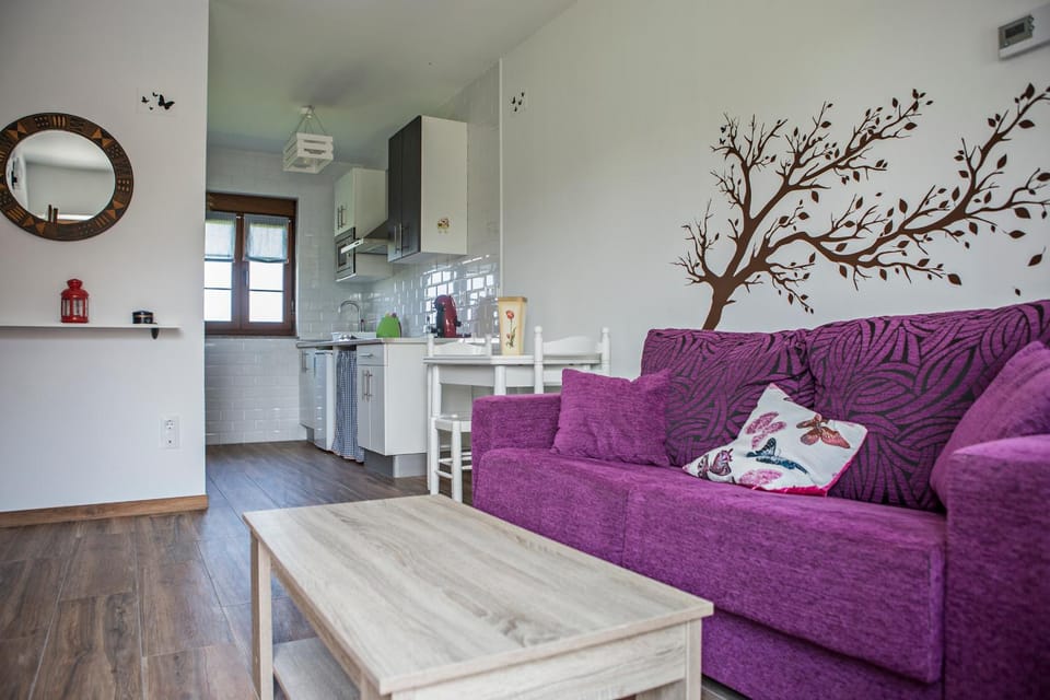 Kitchen or kitchenette, Living room, Dining area