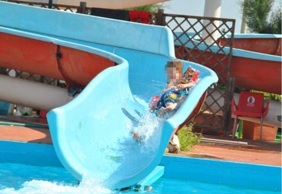 Aqua park, Swimming pool, children