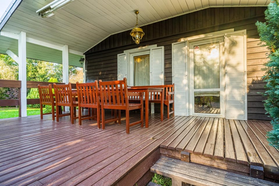 Patio, Facade/entrance, Dining area