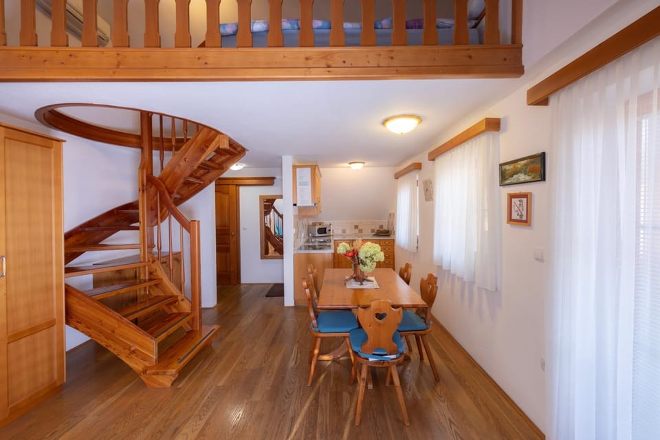 Property building, Living room, Dining area