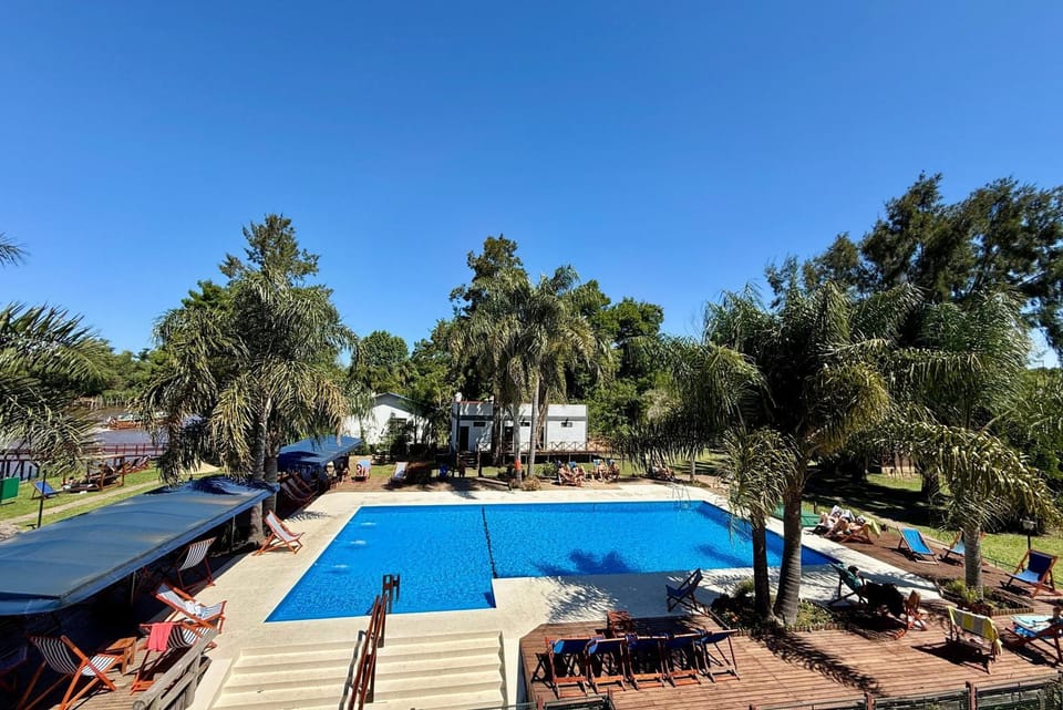 Spring, Day, Natural landscape, Garden, Garden view, Pool view, Swimming pool, sunbed