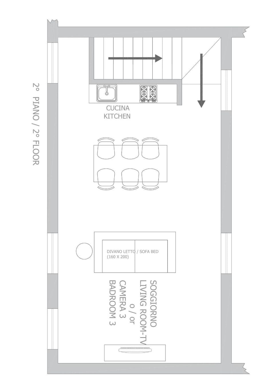 Floor plan, kitchen, kitchen