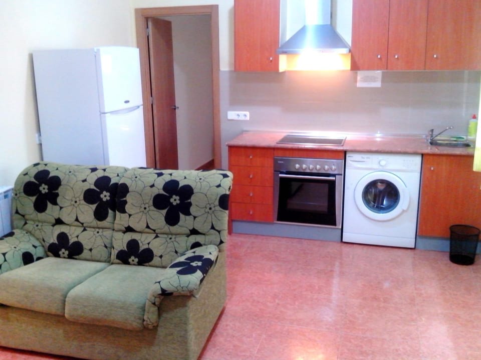 Kitchen or kitchenette, Living room