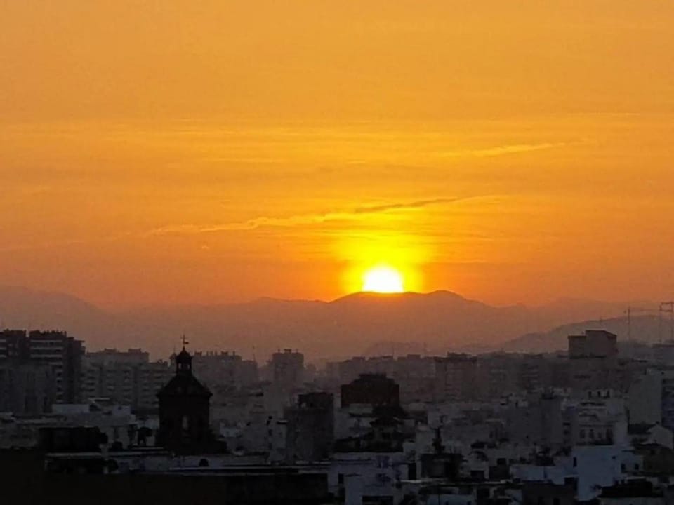 Natural landscape, City view, Sunset