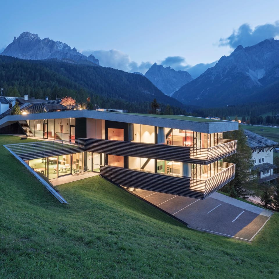 Property building, Natural landscape, Mountain view