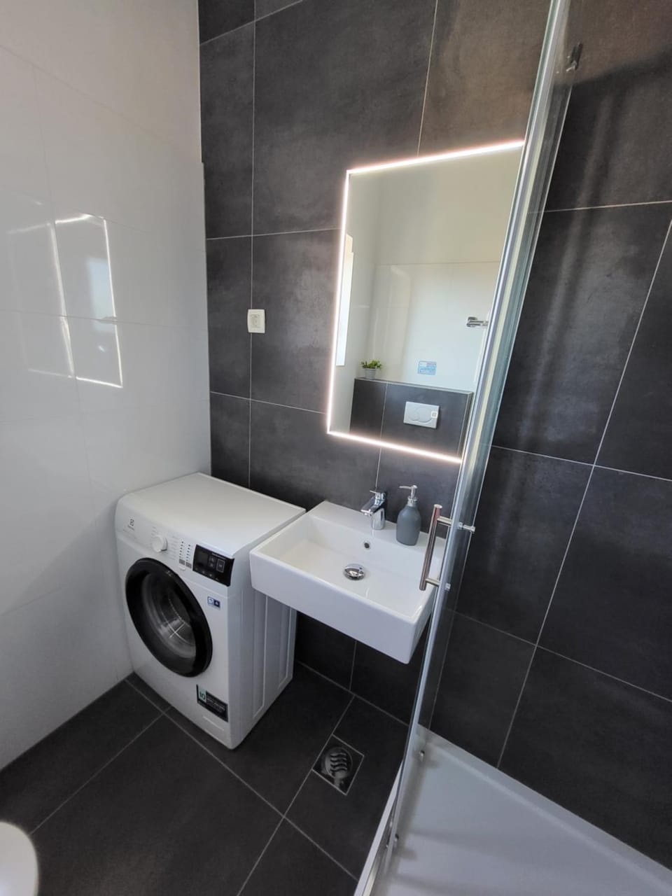 Shower, Toilet, washing machine