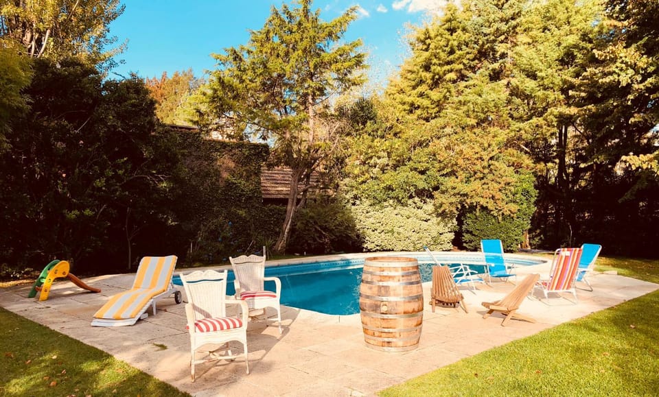 Patio, Garden, Swimming pool