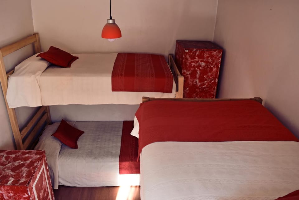 Photo of the whole room, bunk bed