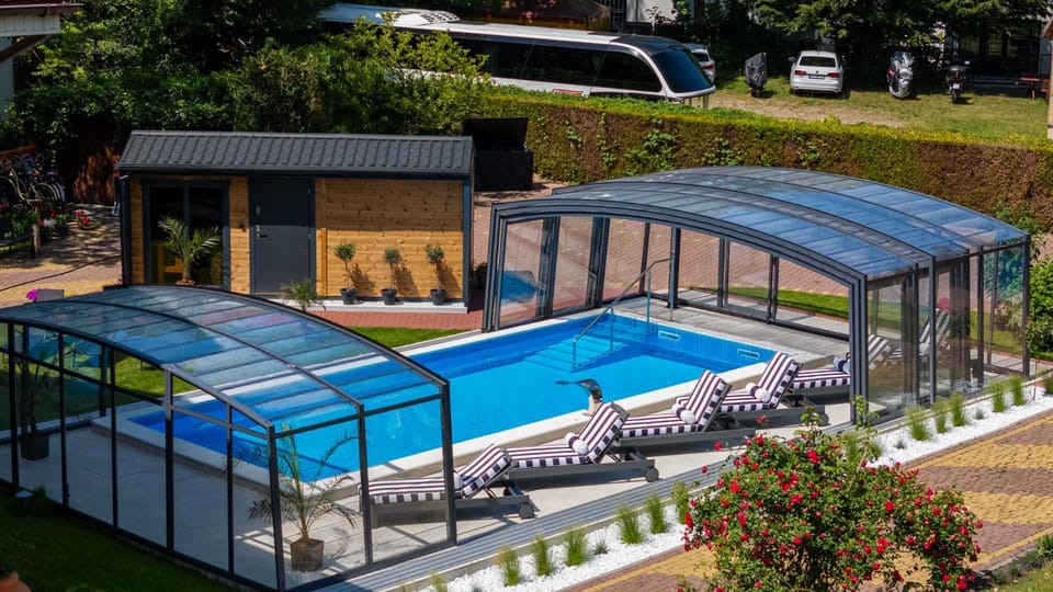 Garden, Sauna, Swimming pool